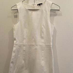 Theory white mini dress